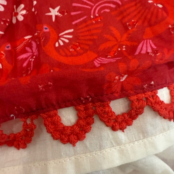 FARM Rio Red and White Floral Mini Dress - Picture 12 of 13